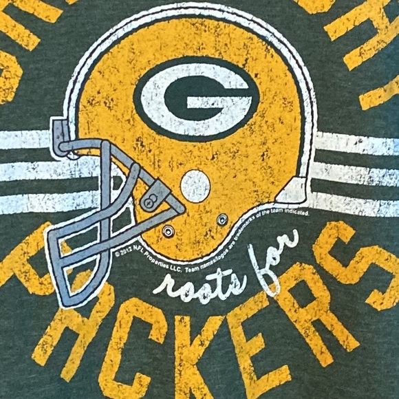 Green Bay Packers Tee Size XL. Free matching earrings with purchase - Picture 3 of 6